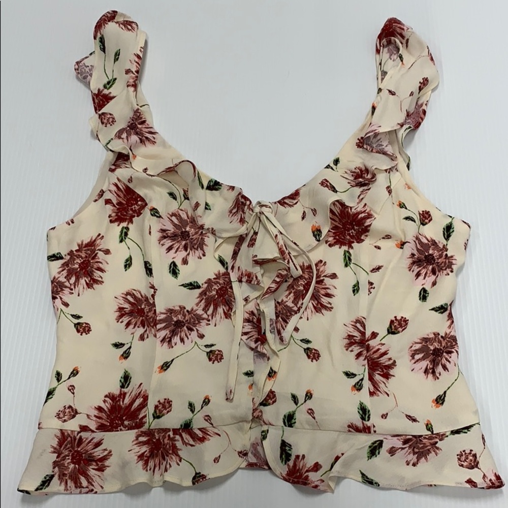 ASTR label floral tank